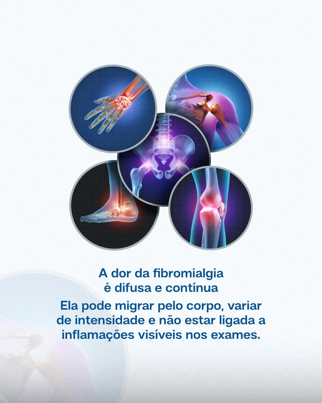 Quando a dor não passa é necessário pesquisar.