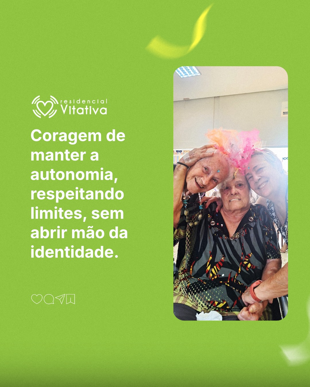 Envelhecer também é um ato de coragem!