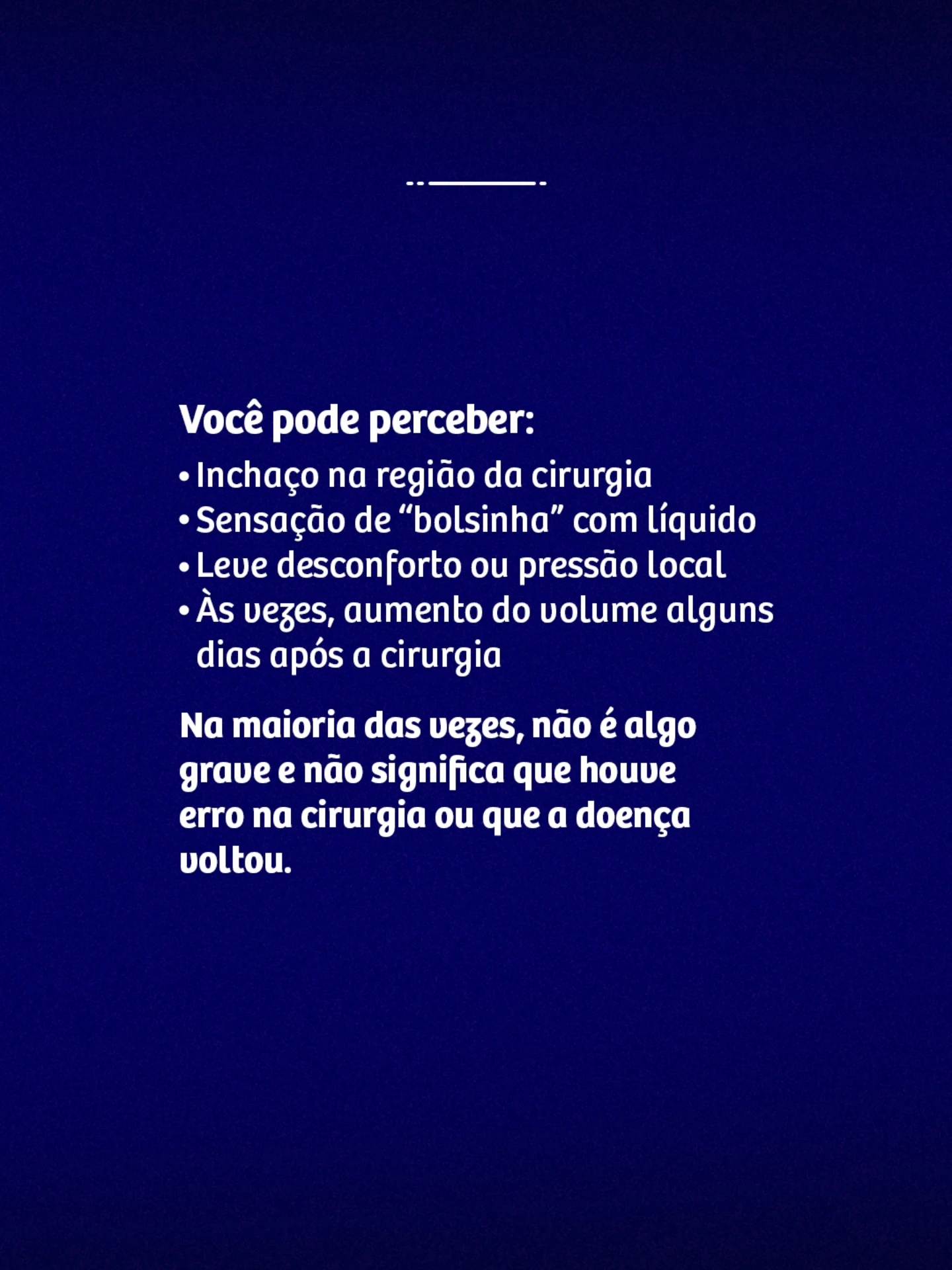 Por que algumas pessoas ficam com seroma após  a cirurgia de retirada do tumor na tireóide?