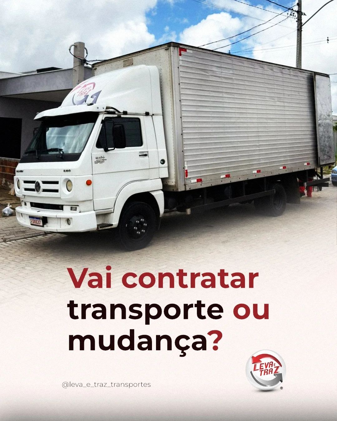Conte com a Leva e Traz para um serviço que vai além do caminhão. 