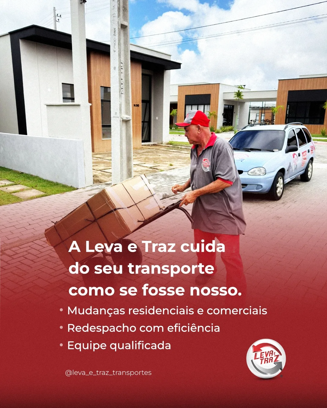 Conte com a Leva e Traz para um serviço que vai além do caminhão. 