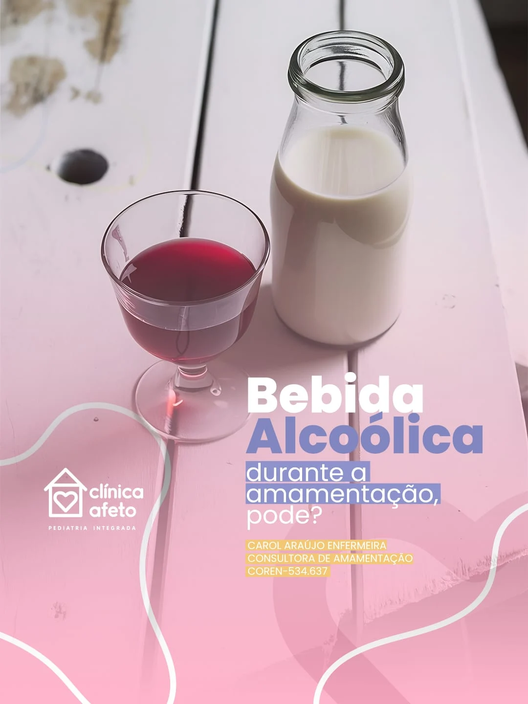 Bebida alcoólica durante a amamentaçãopode?