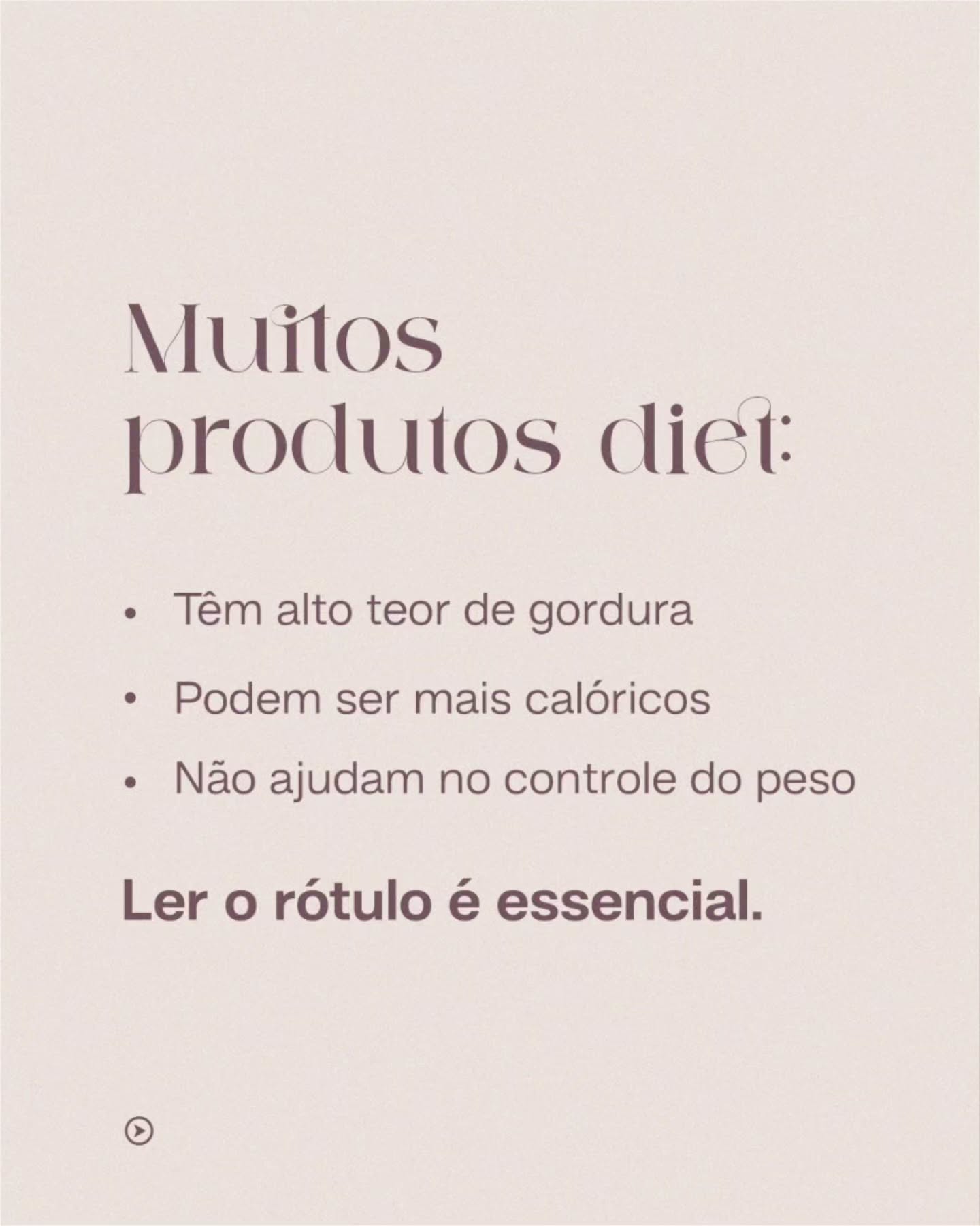 Produtos diet não são sinônimo de saúde e esse é um erro comum