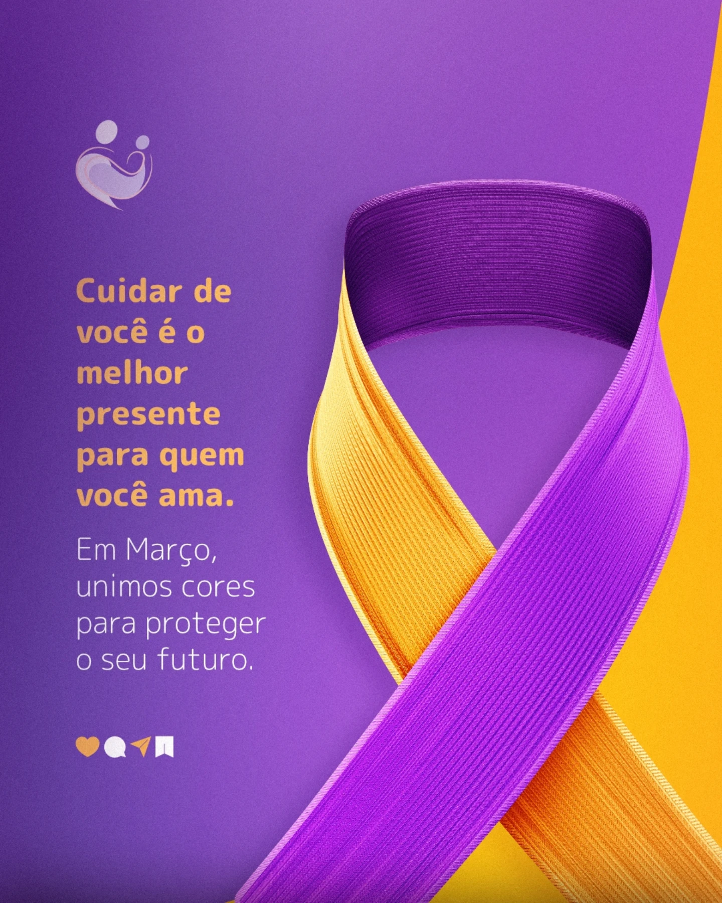 Março chegou e, com ele, dois alertas vitais na Clínica Brandão: o Março Amarelo e o Março Lilás.