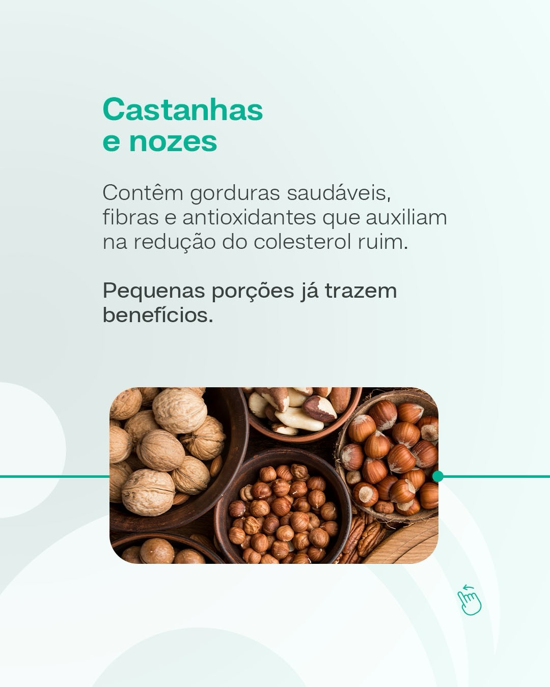 Alimentos que ajudam a reduzir o colesterol.