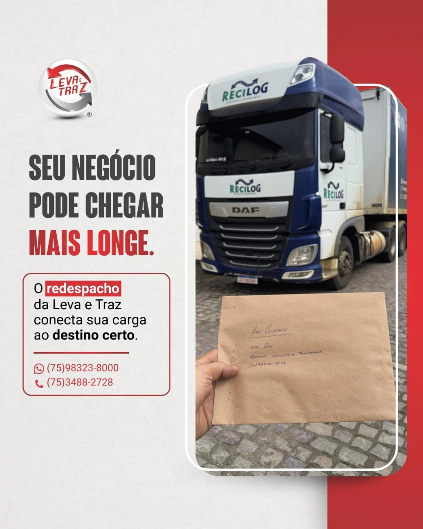 O seu frete precisa ir mais longe? A gente leva!