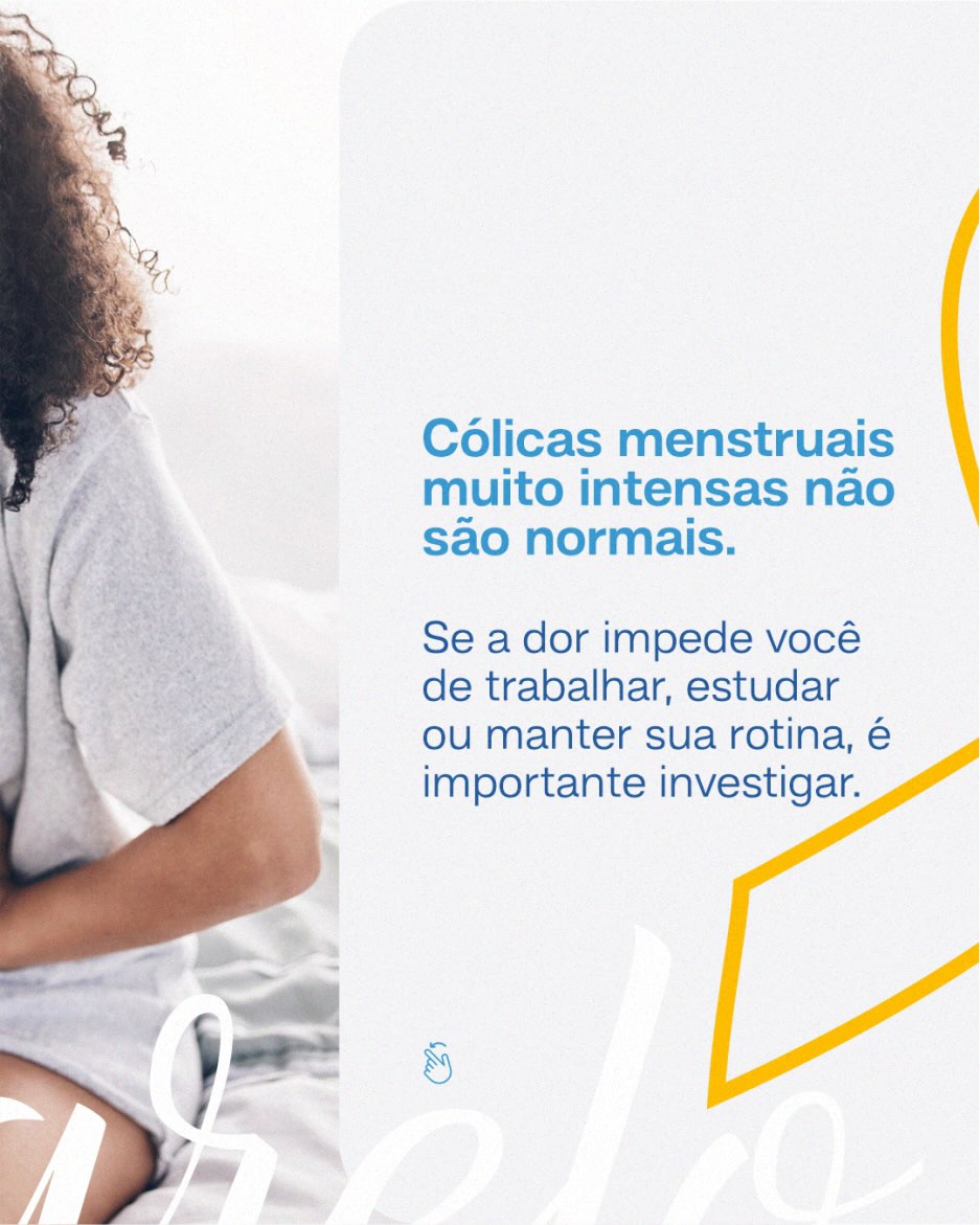 Março Amarelo é o mês de conscientização da endometriose.