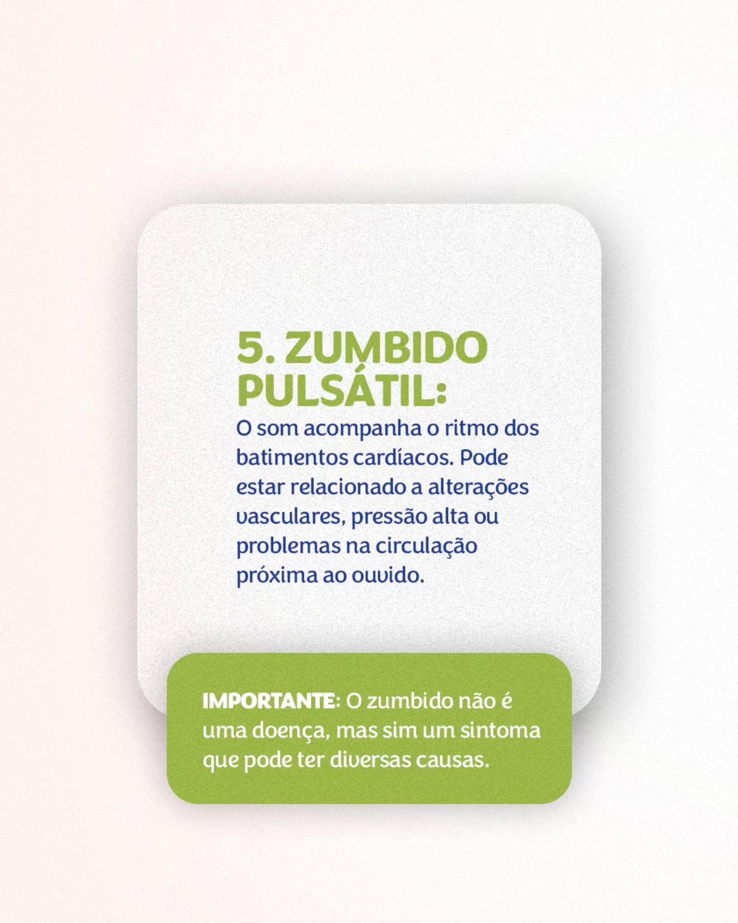 Quais são os tipo de zumbido