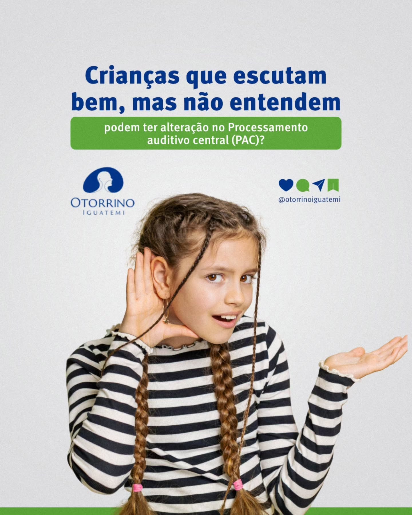 Se você percebe que o seu filho escuta, mas tem dificuldade para entender, vale a pena investigar.
