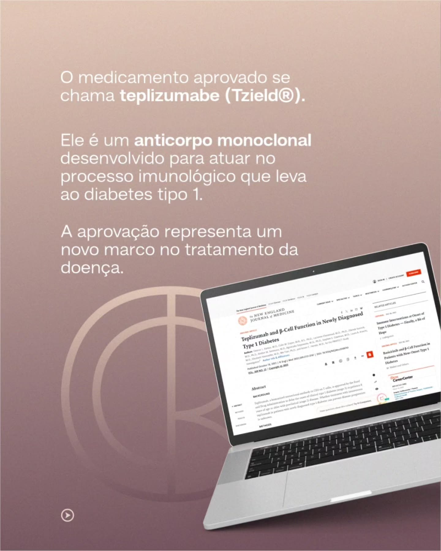 O diagnóstico precoce e o seguimento especializado continuam sendo fundamentais!