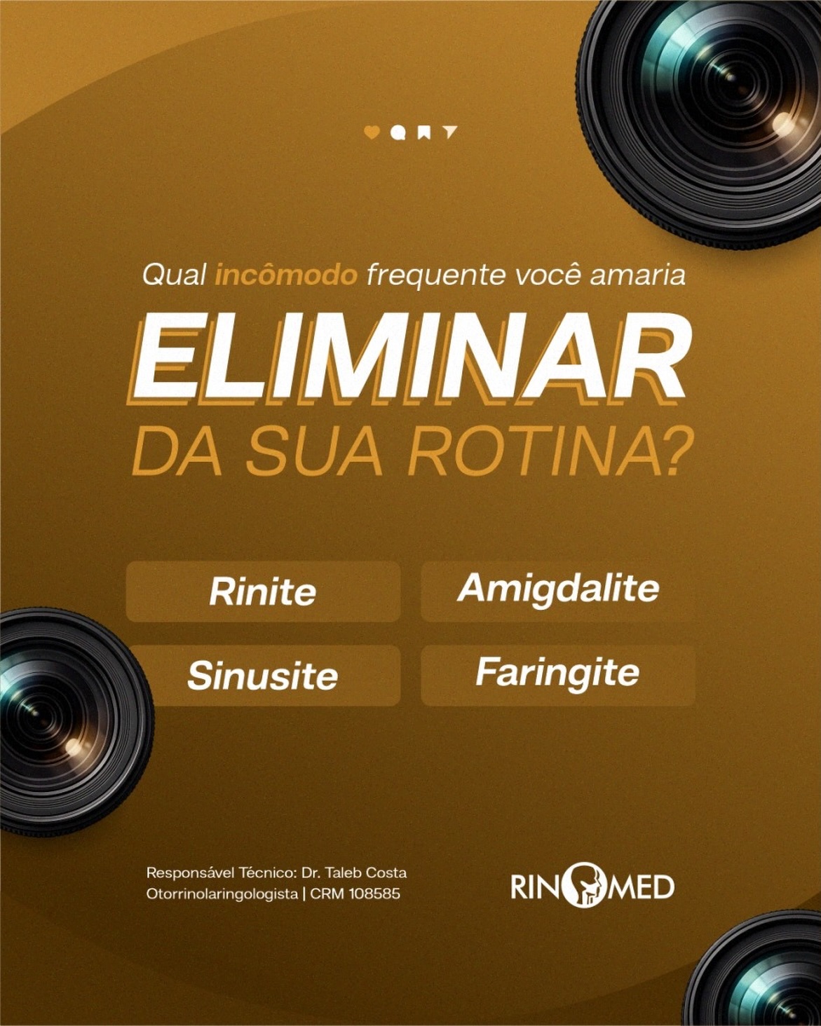 Qual o incômodo frequente você  amaria eliminar da sua rotina?