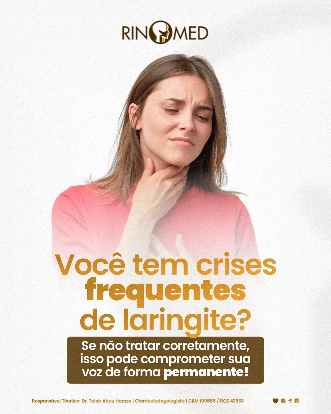 Você tem crises frequentes  de laringite?