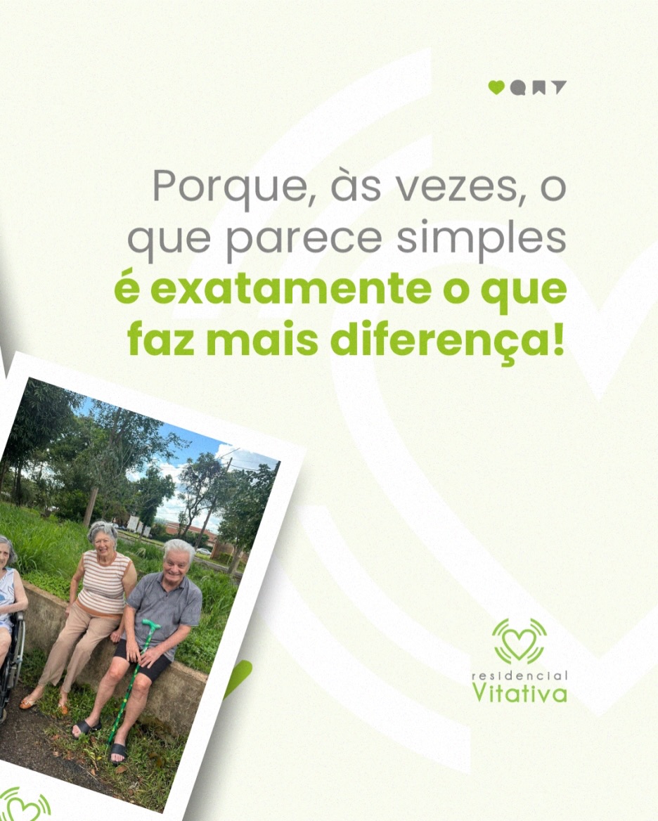 Onde há movimento, há vida. E no Vitativa, a vida é prioridade!