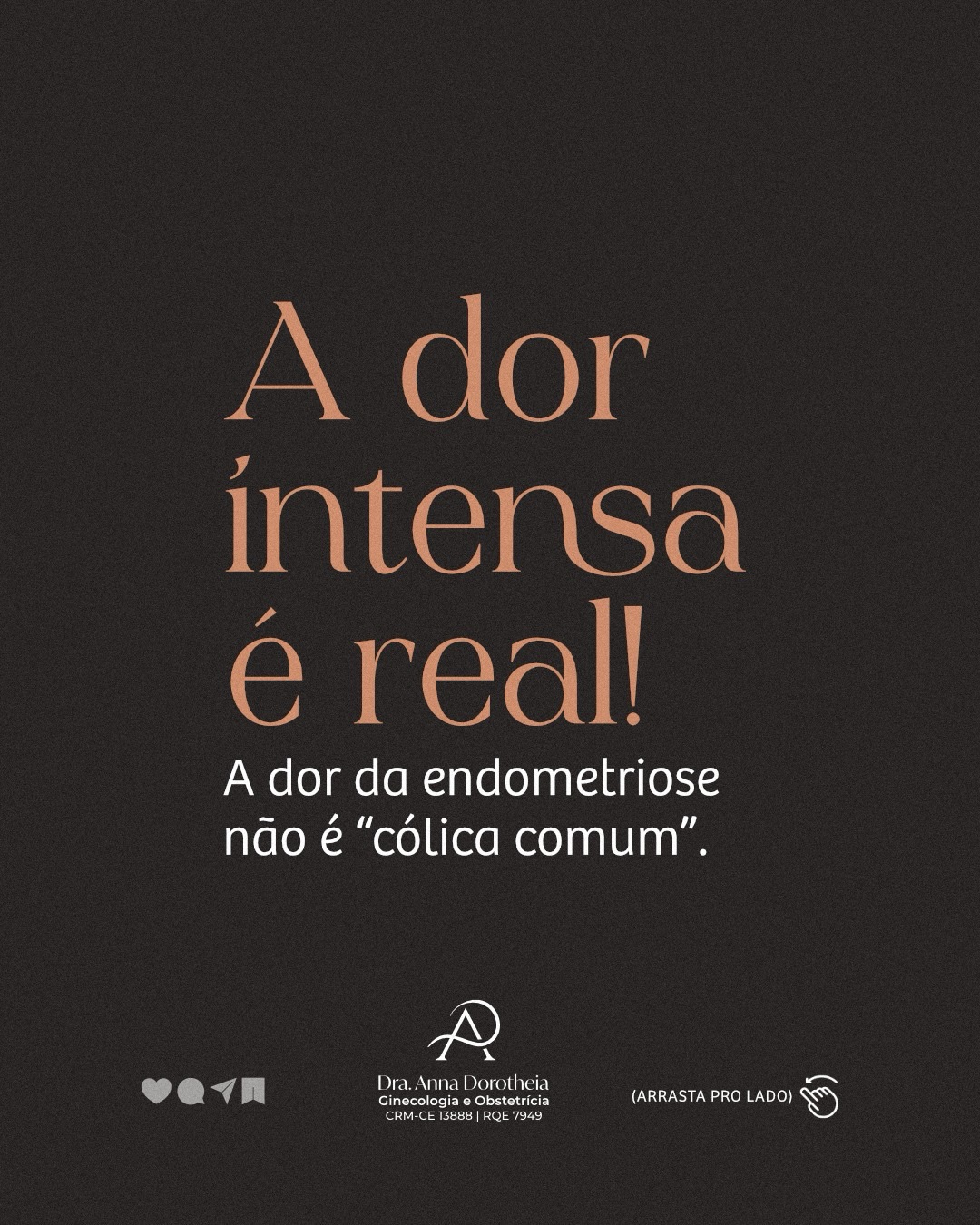 Essa dor não é uma cólica comum.