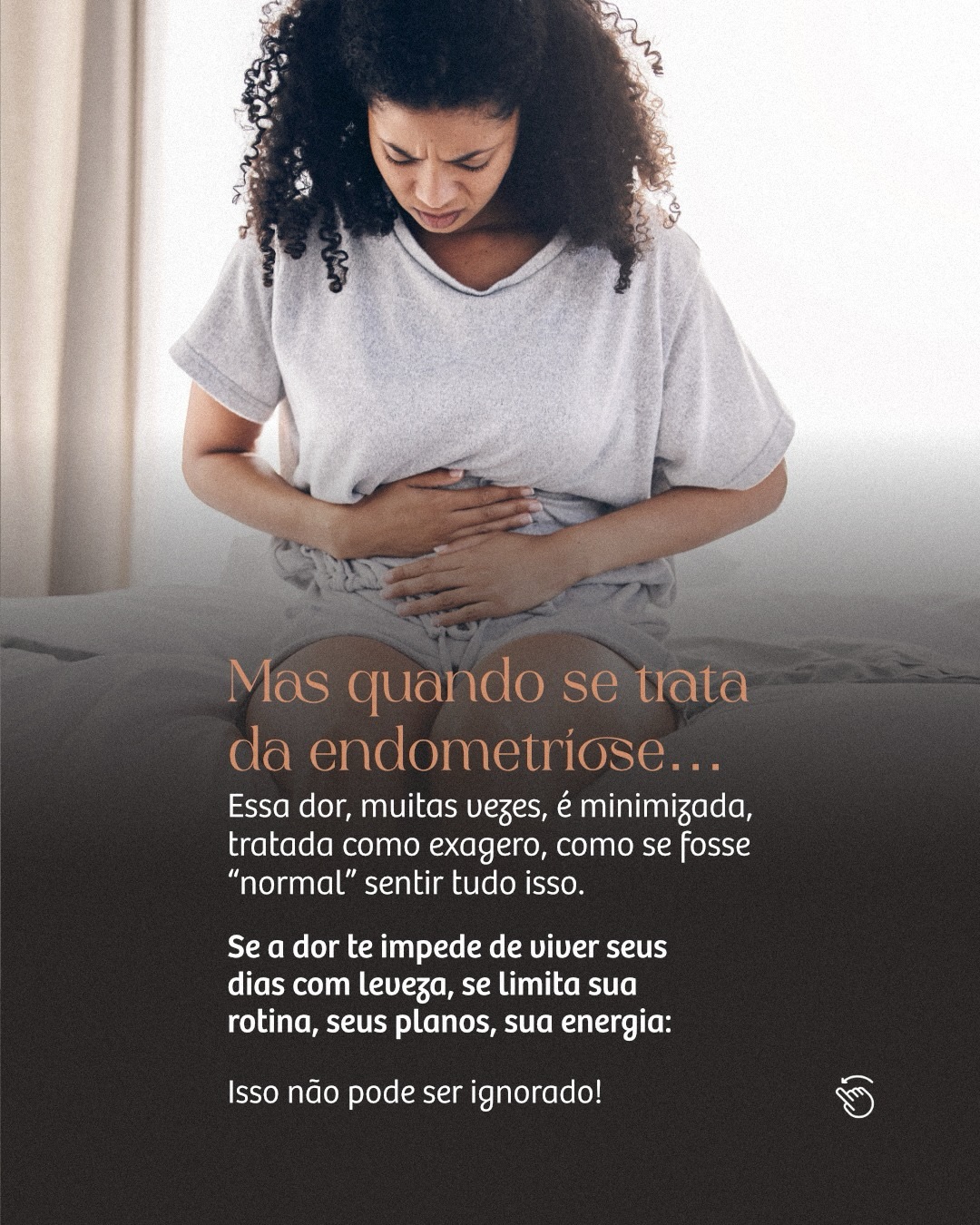 Essa dor não é uma cólica comum.