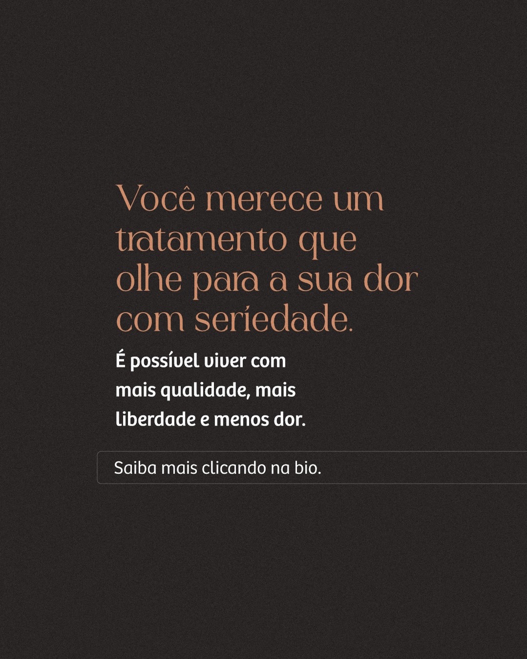 Essa dor não é uma cólica comum.