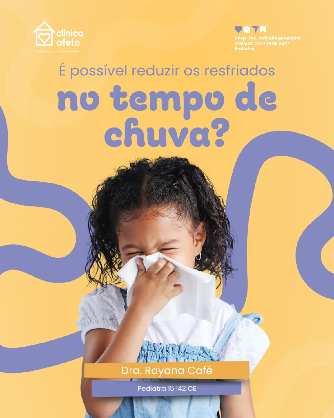 Com a chegada do outono e inverno, é comum perceber um aumento dos resfriados nas crianças