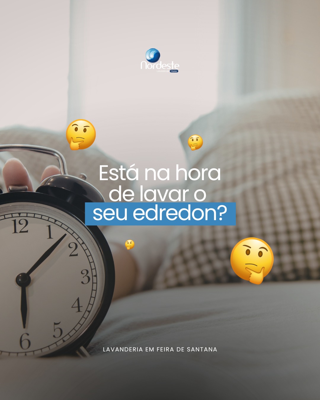 Está na hora de lavar o seu edredon?