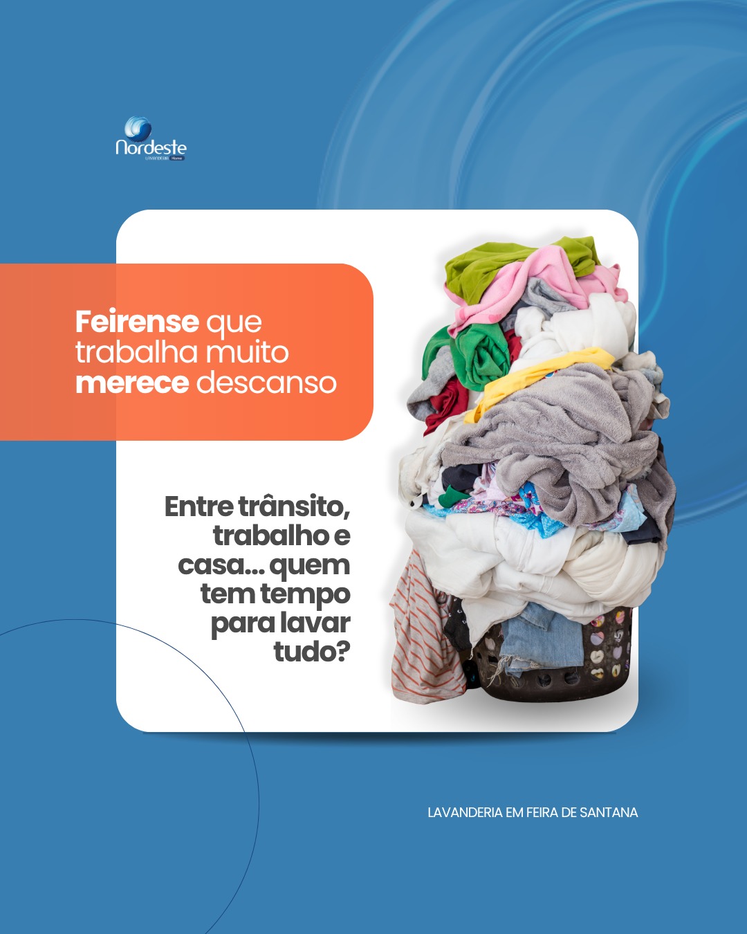 Ninguém precisa perder tempo! Conta a Nordeste pra aliviar sua rotina.