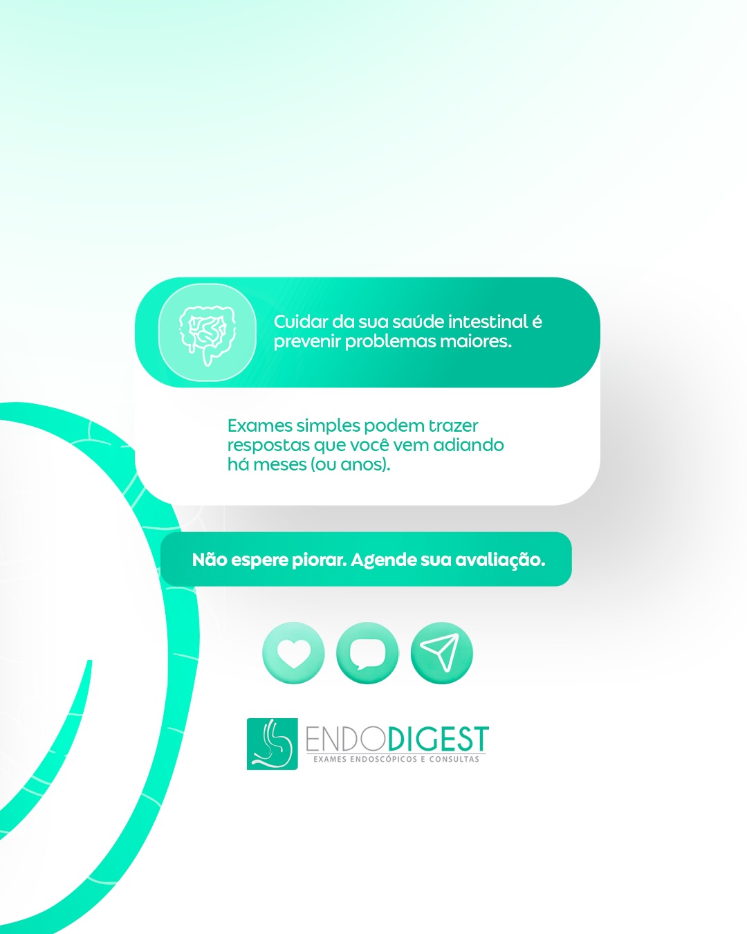 Seu intestino dificilmente “fica em silêncio”.