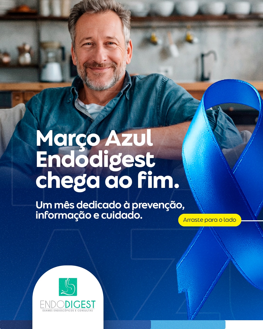 Março chega ao fim, mas a mensagem permanece.