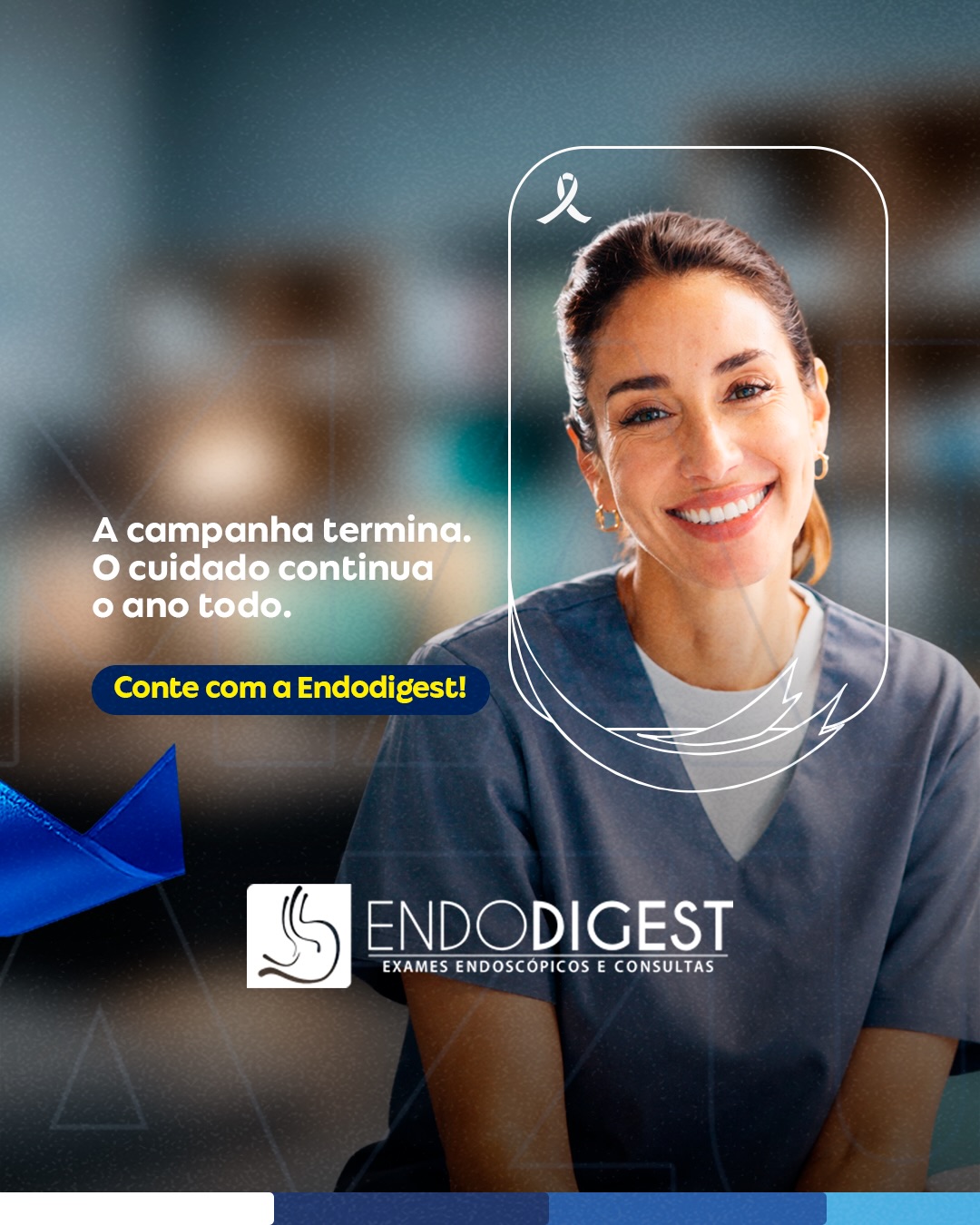 Março chega ao fim, mas a mensagem permanece.