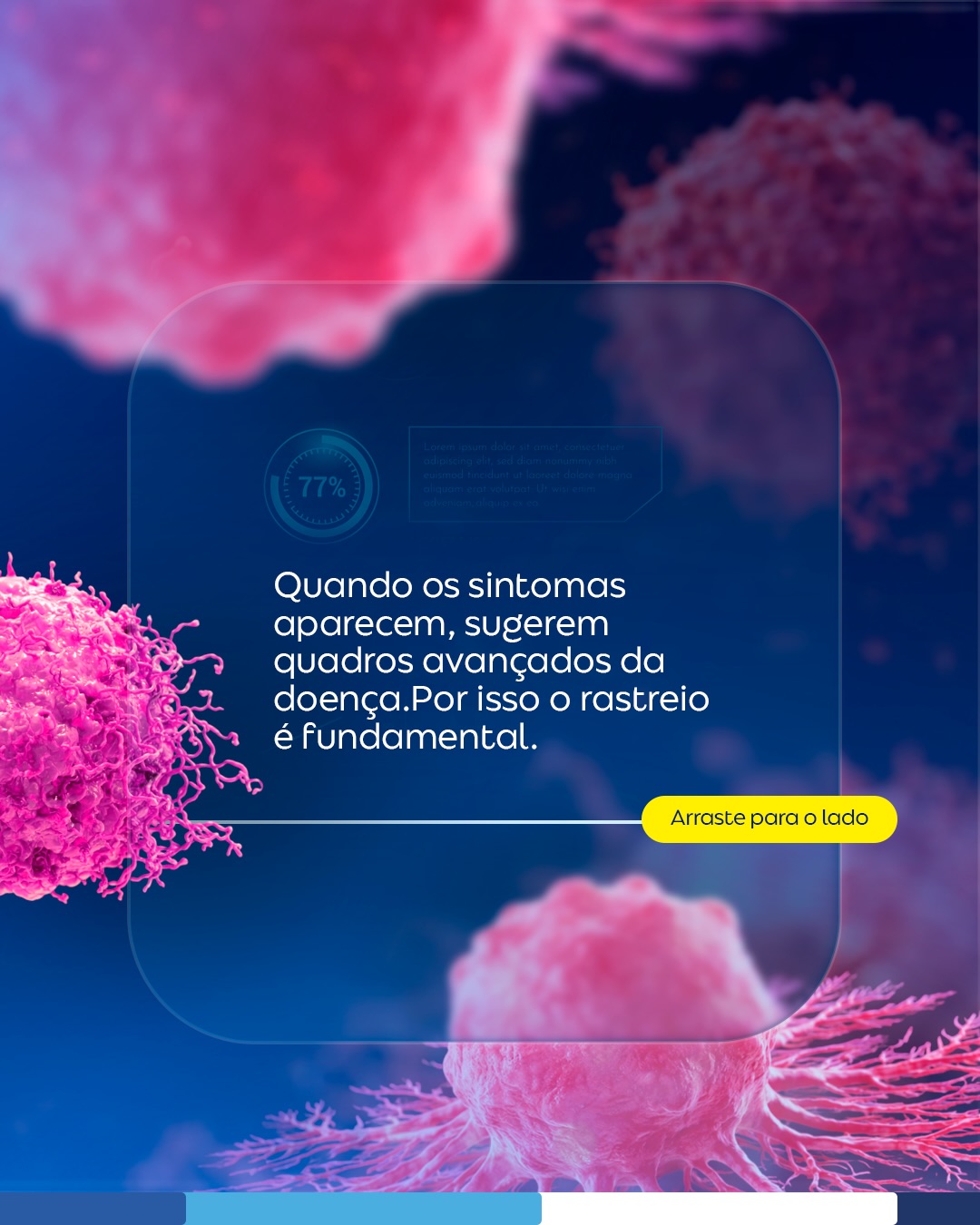 Cuidar da saúde também significa não esperar os sintomas aparecerem.