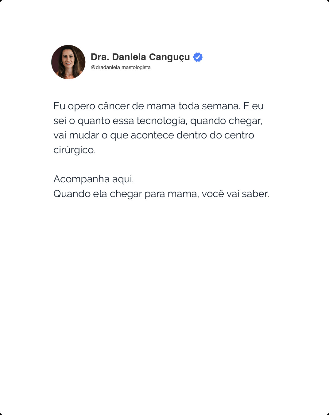 A caneta que detecta célula de câncer passou no Fantástico.
