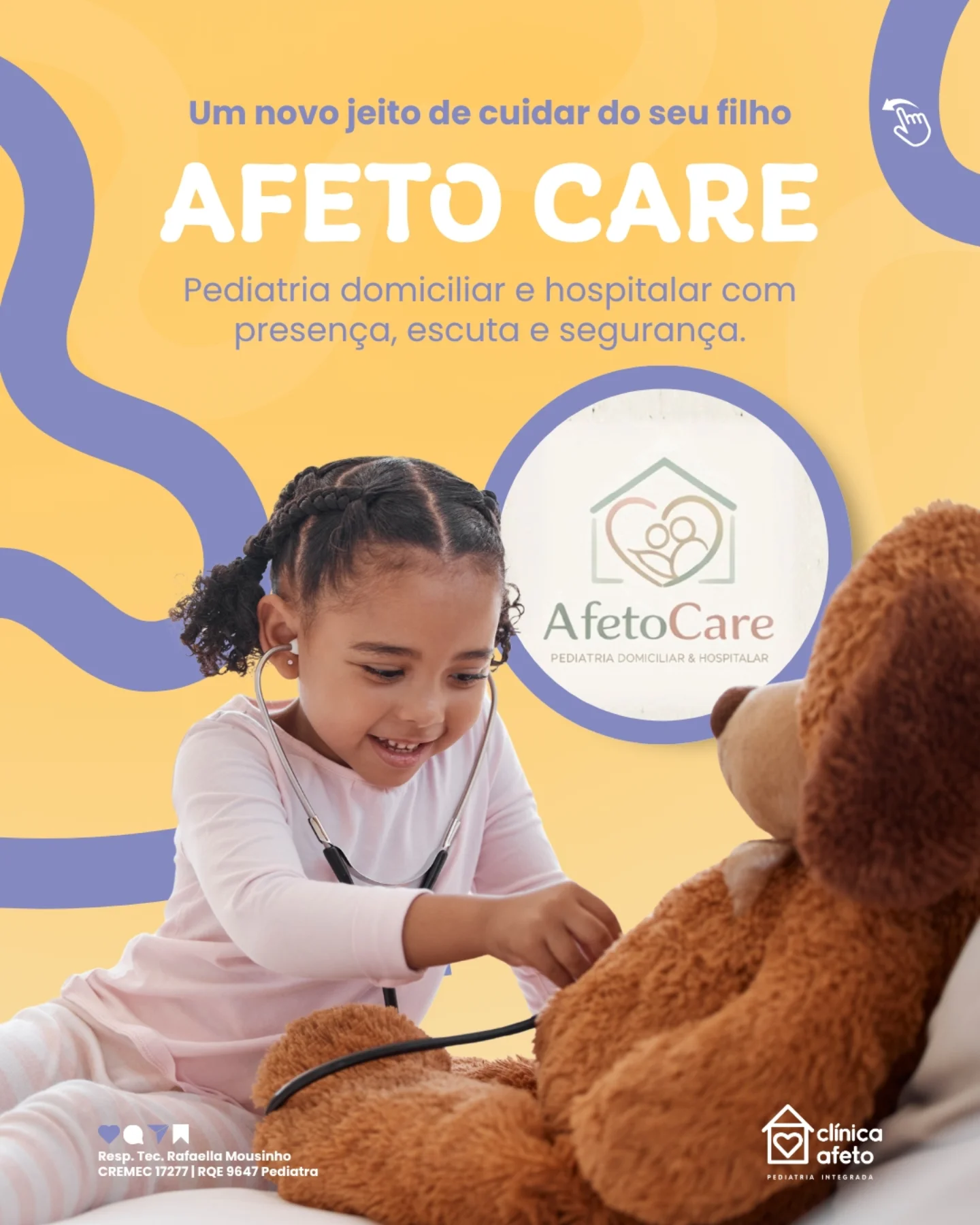 Cuidar de uma criança vai muito além de uma consulta rápida.