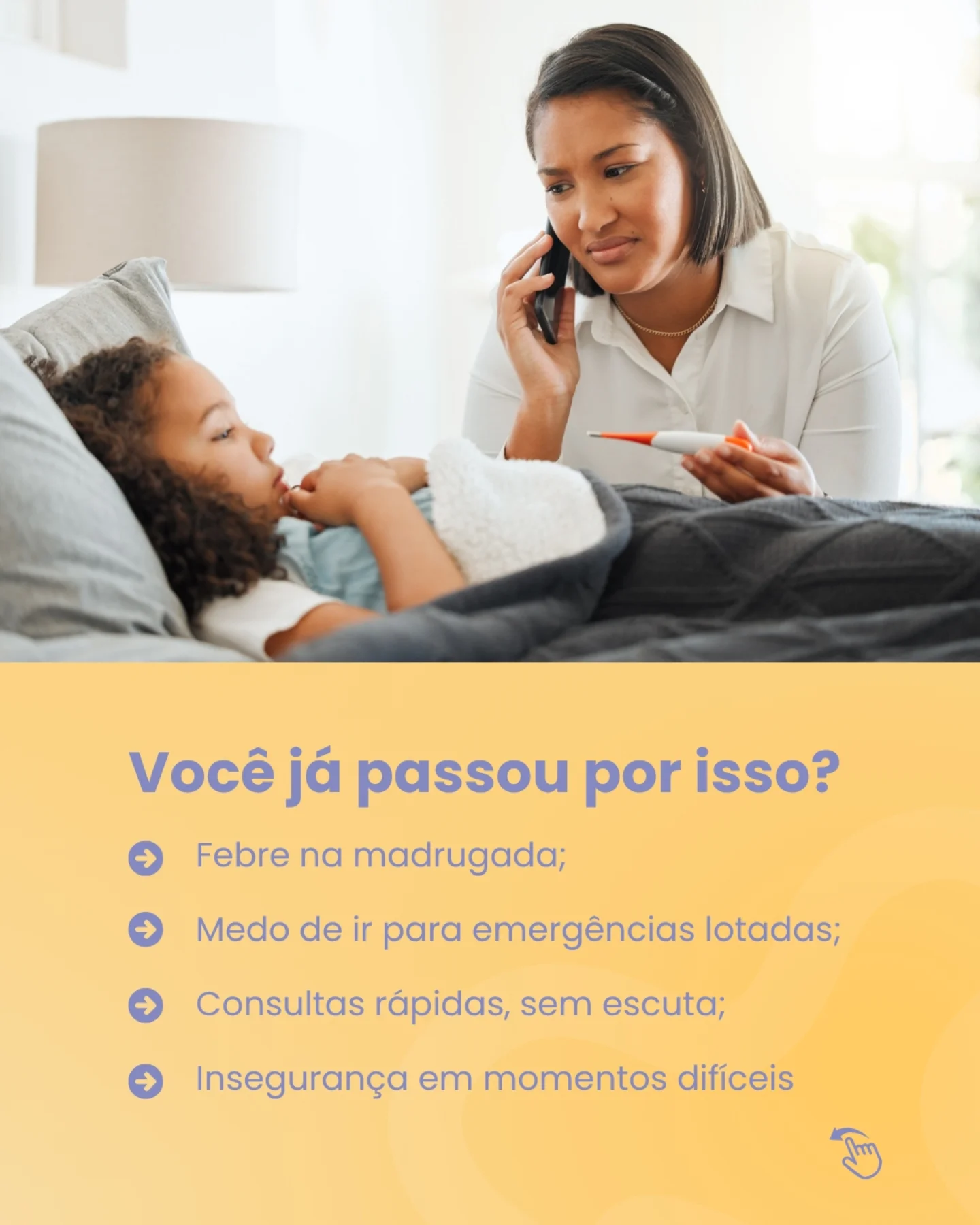 Cuidar de uma criança vai muito além de uma consulta rápida.