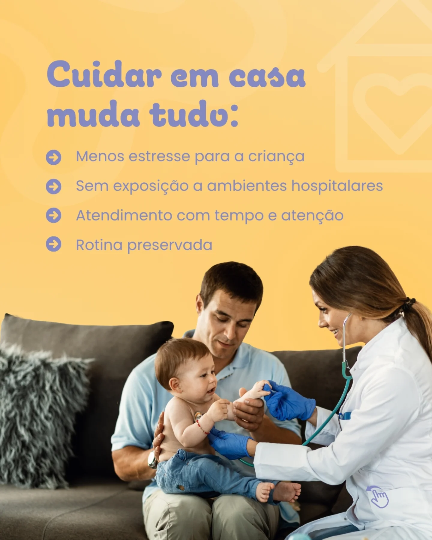 Cuidar de uma criança vai muito além de uma consulta rápida.