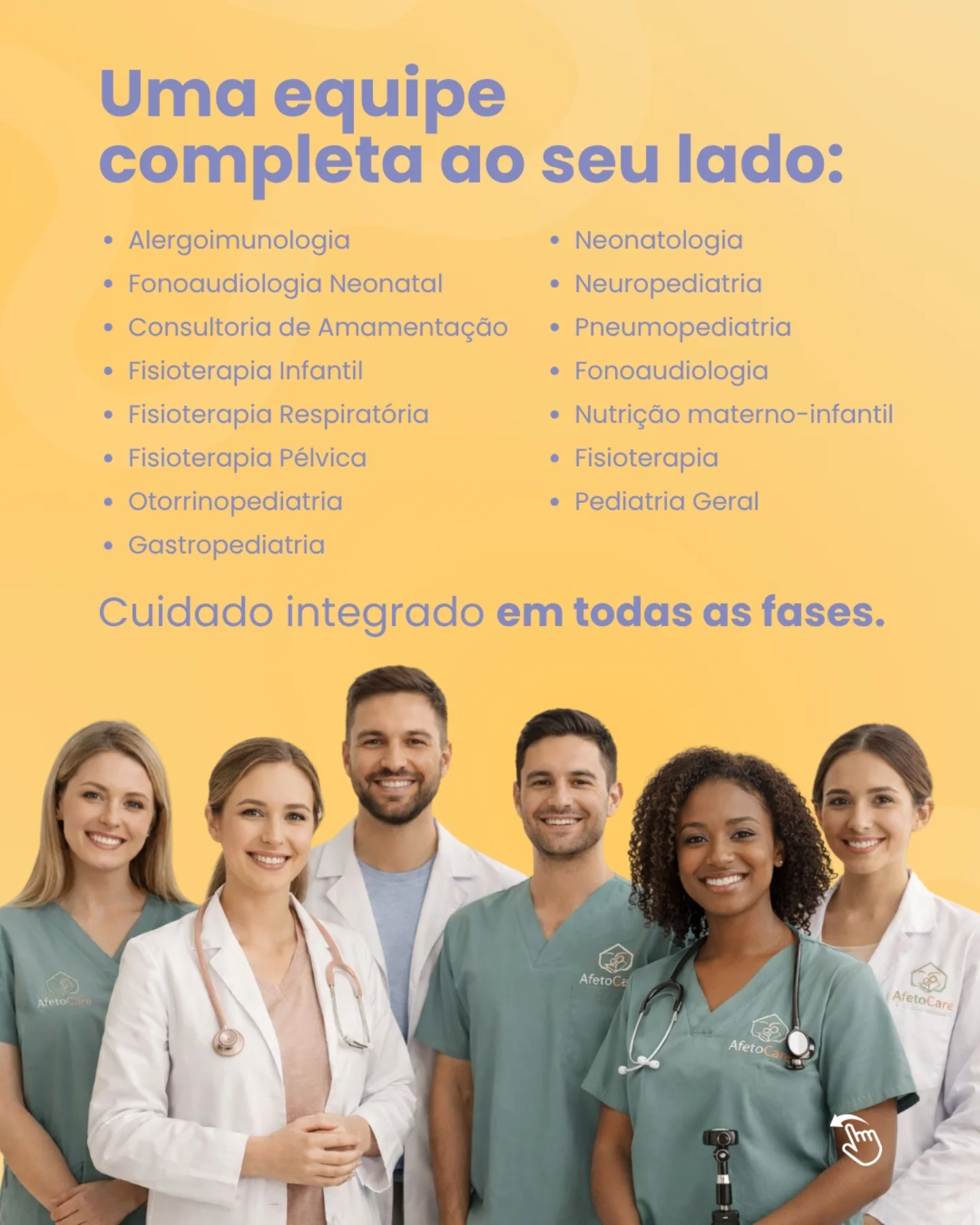 Cuidar de uma criança vai muito além de uma consulta rápida.