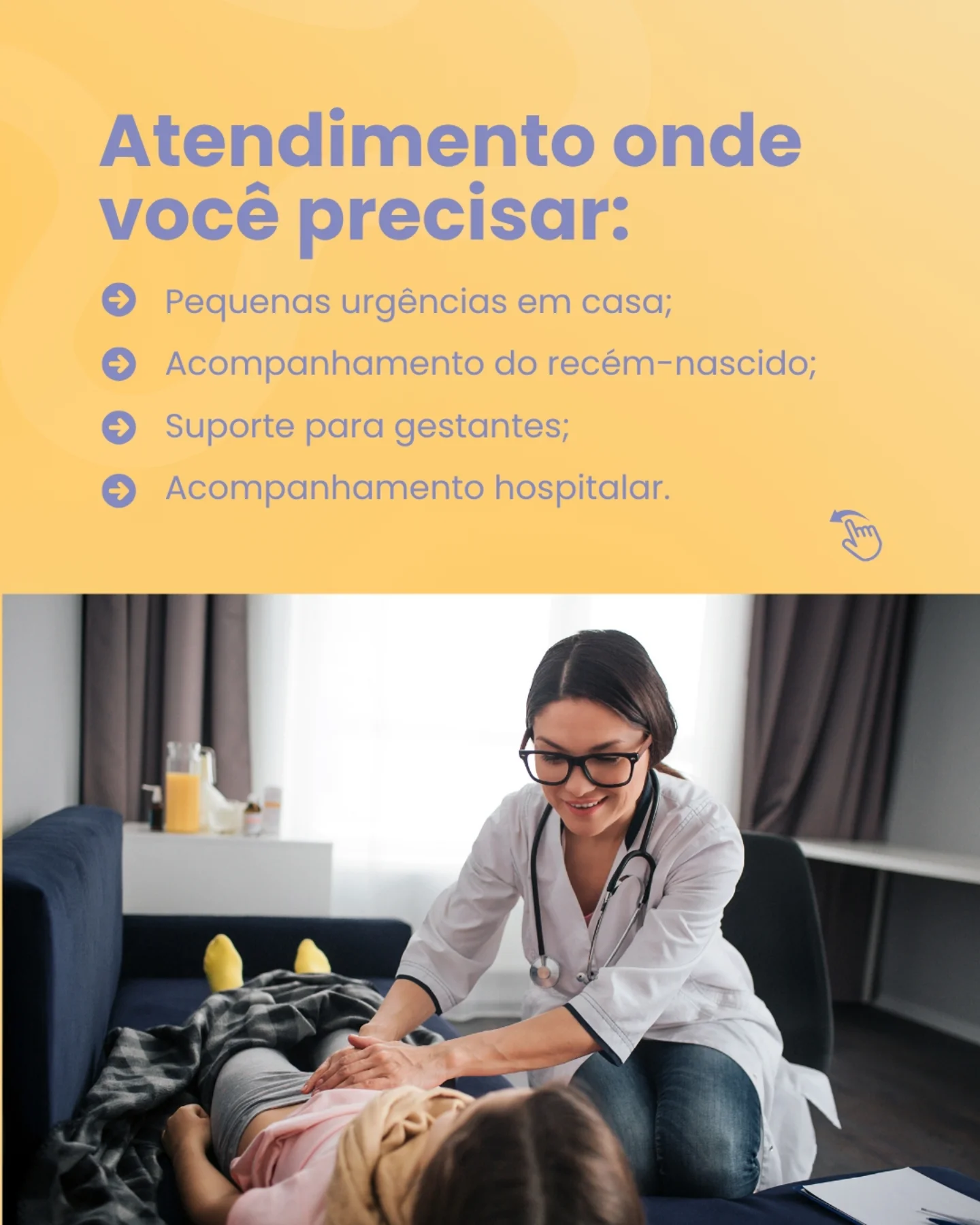 Cuidar de uma criança vai muito além de uma consulta rápida.