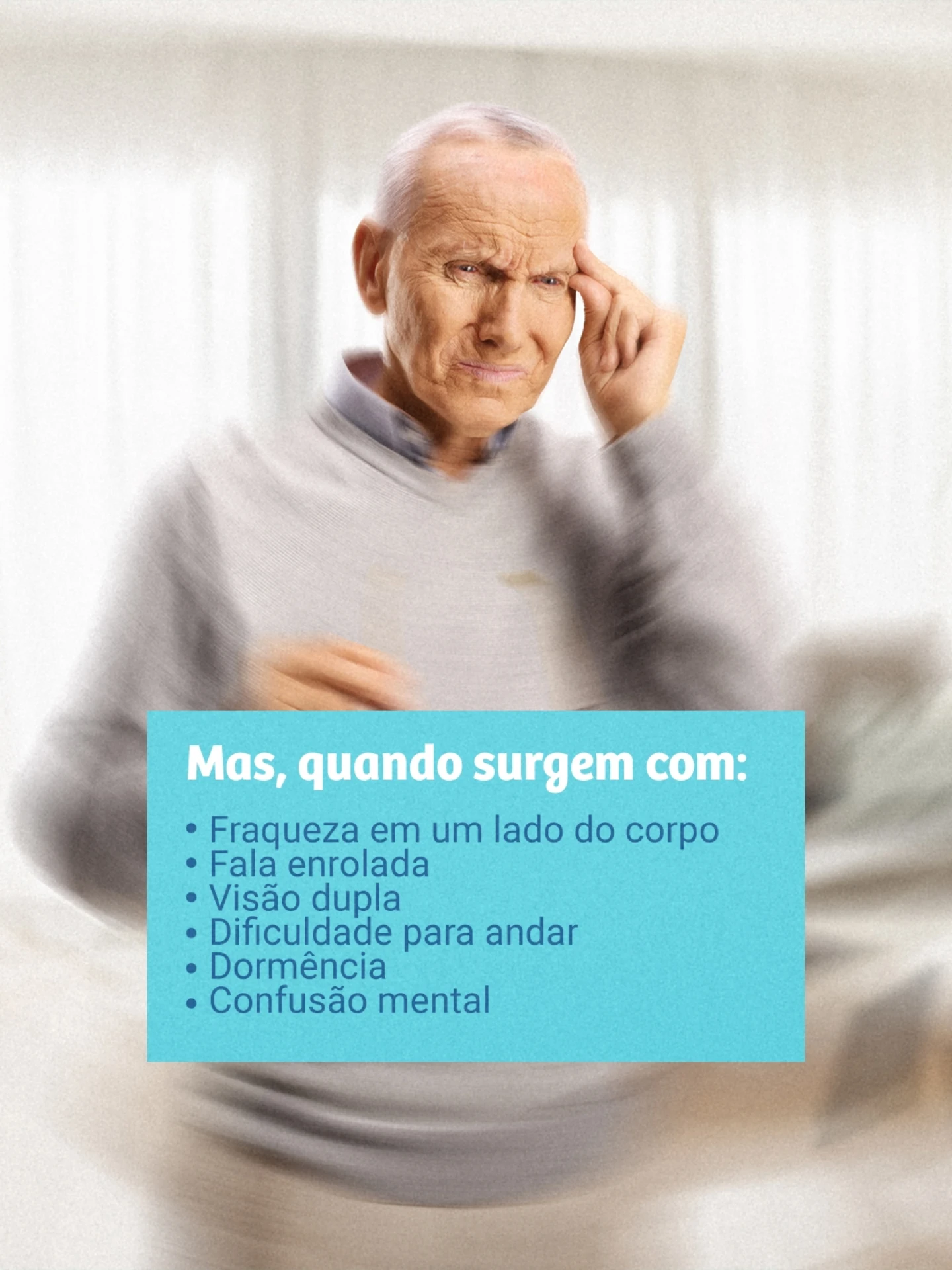 Nem toda tontura vem do labirinto.