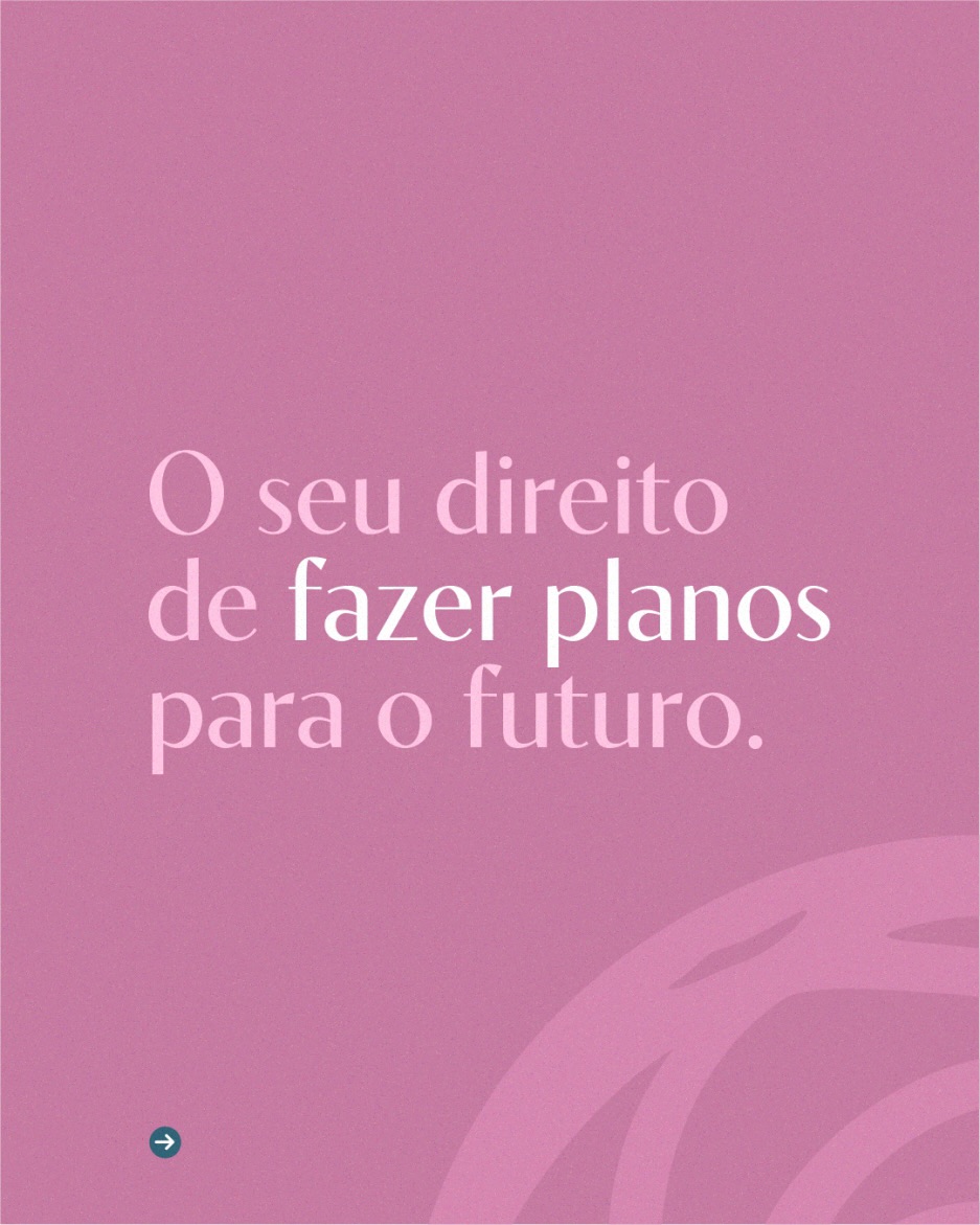 Respire fundo e mantenha o foco na vida que te espera. Você é muito maior do que qualquer diagnóstico!