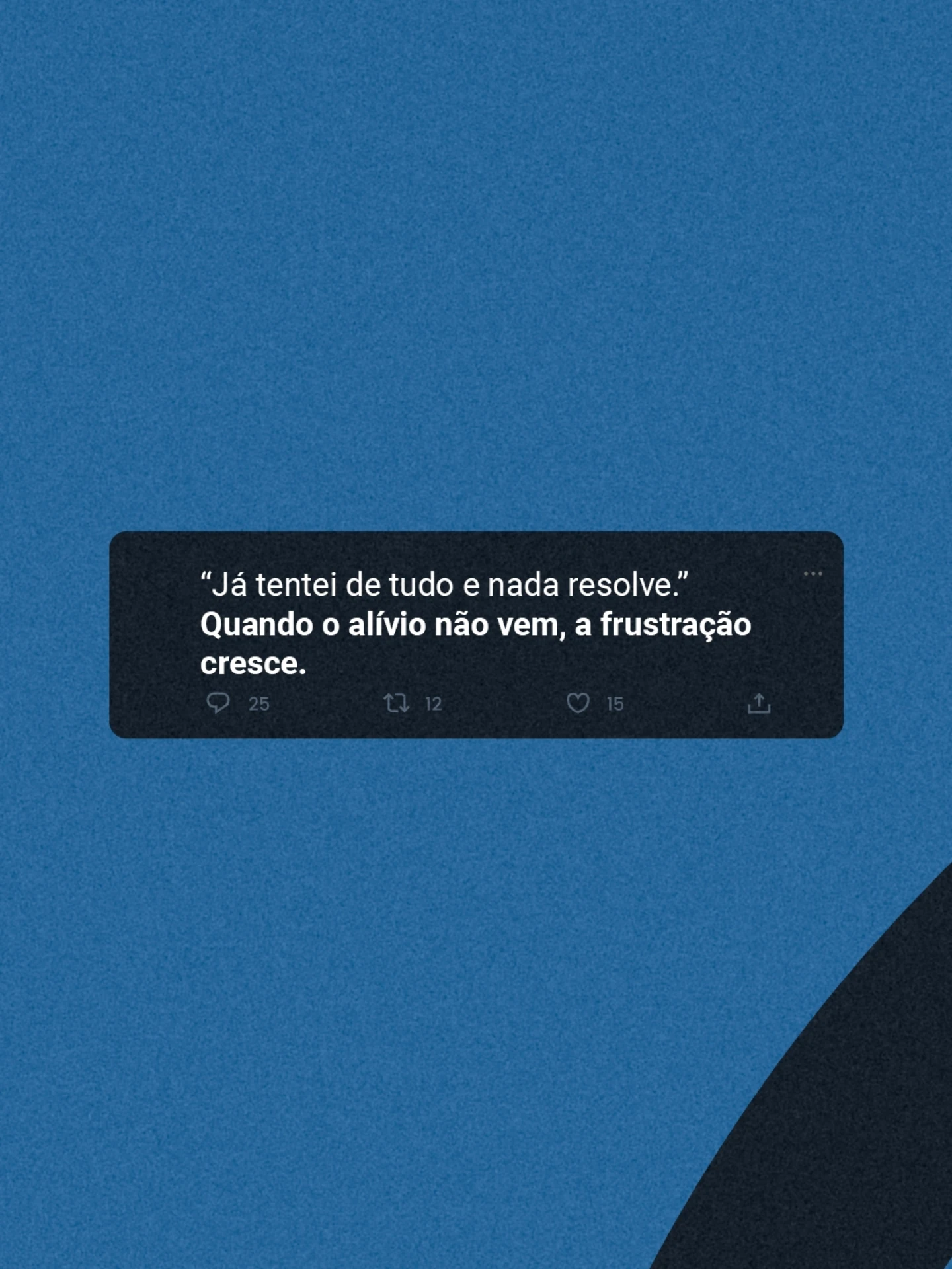 Quem convive com dor crônica não carrega apenas um sintoma.