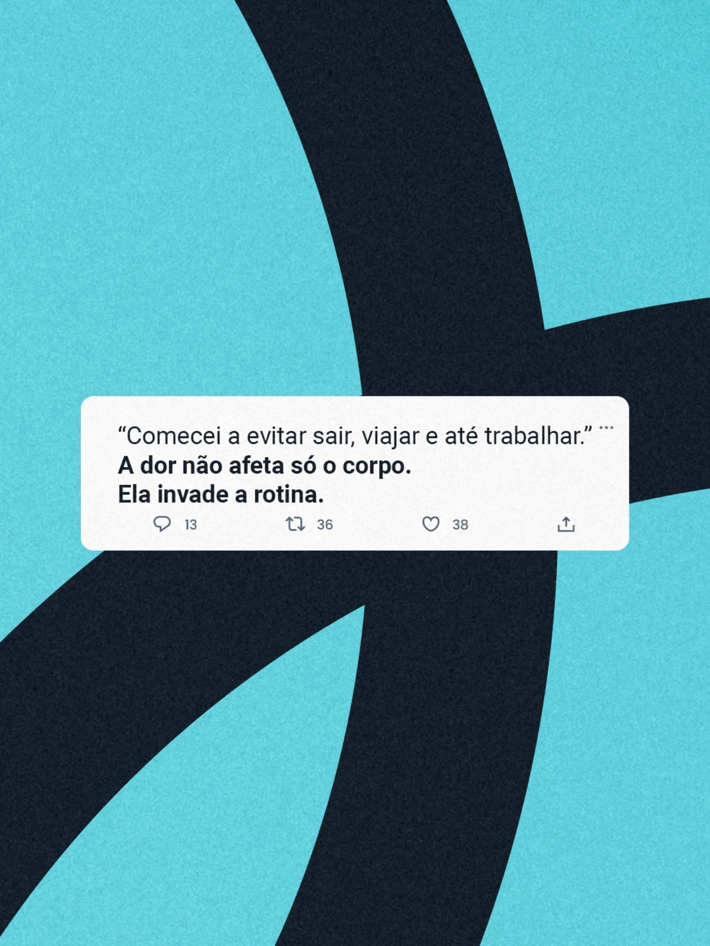 Quem convive com dor crônica não carrega apenas um sintoma.