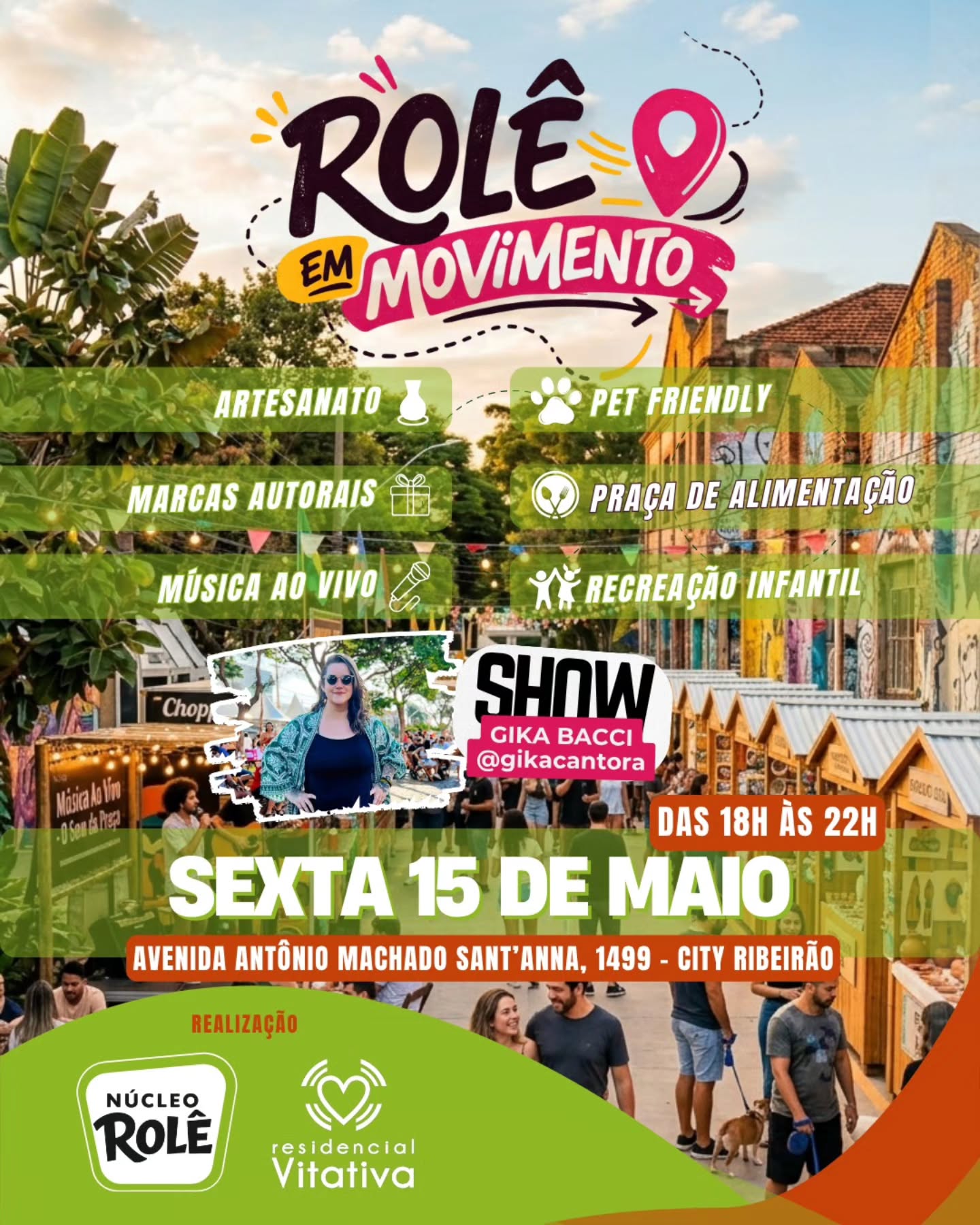 Então já chama quem vai viver essa noite com você e vem pro Rolê!