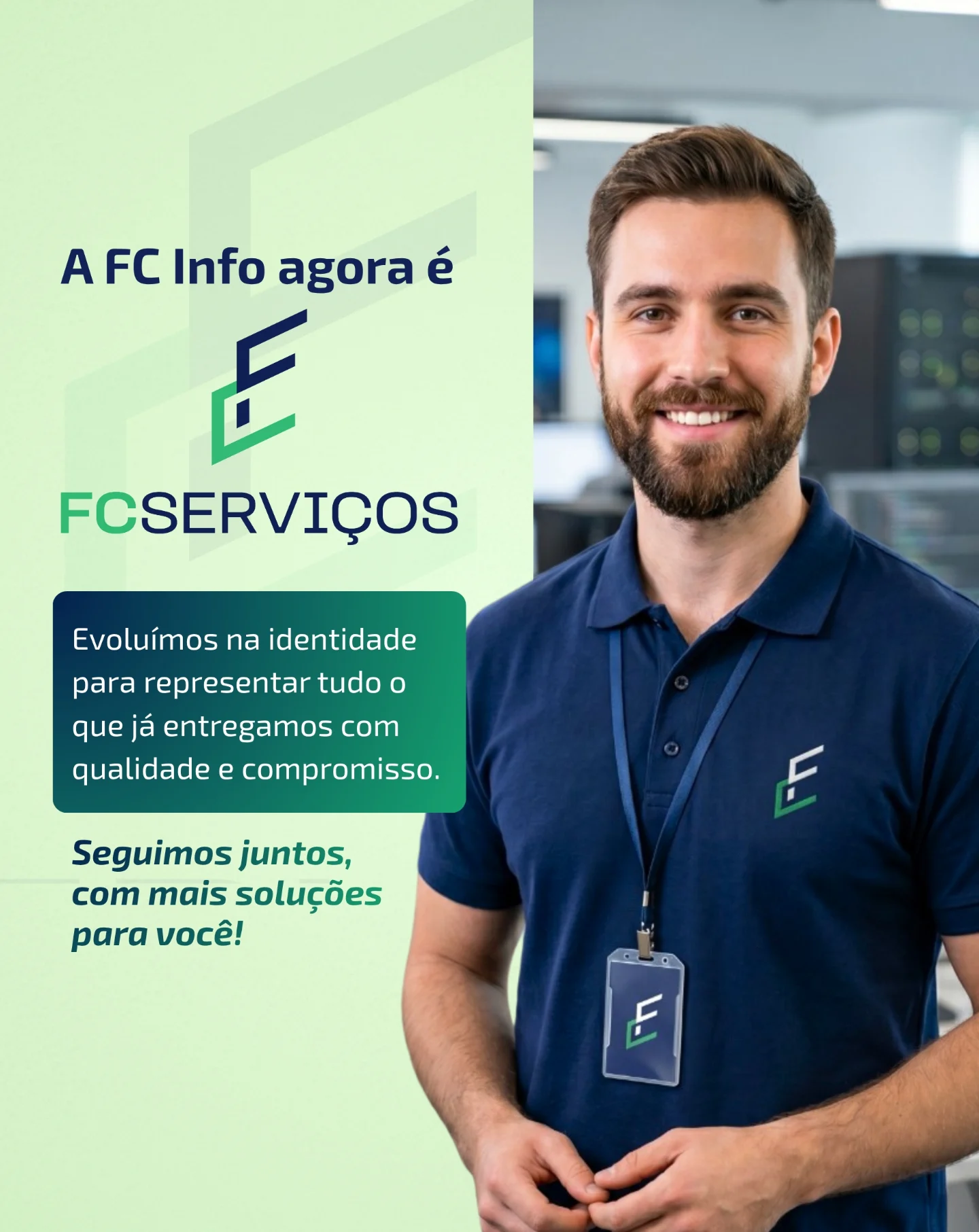 Nova identidade, o mesmo compromisso!