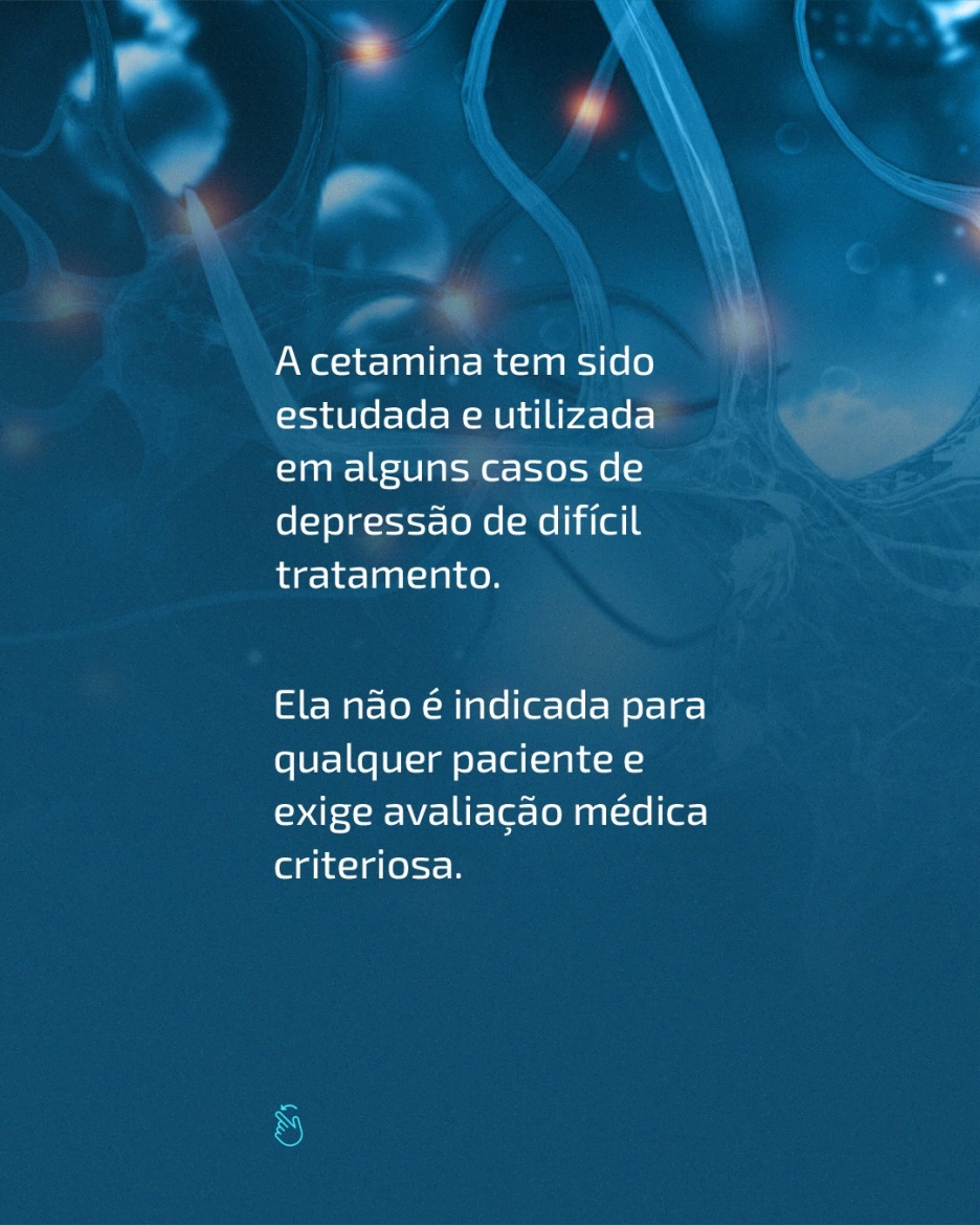 Tem interesse em saber se a cetamina é indicada para o seu caso?