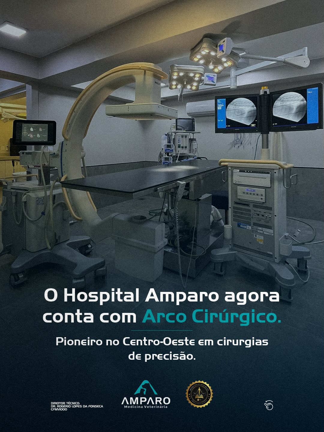 A evolução da medicina veterinária também passa pela precisão.
