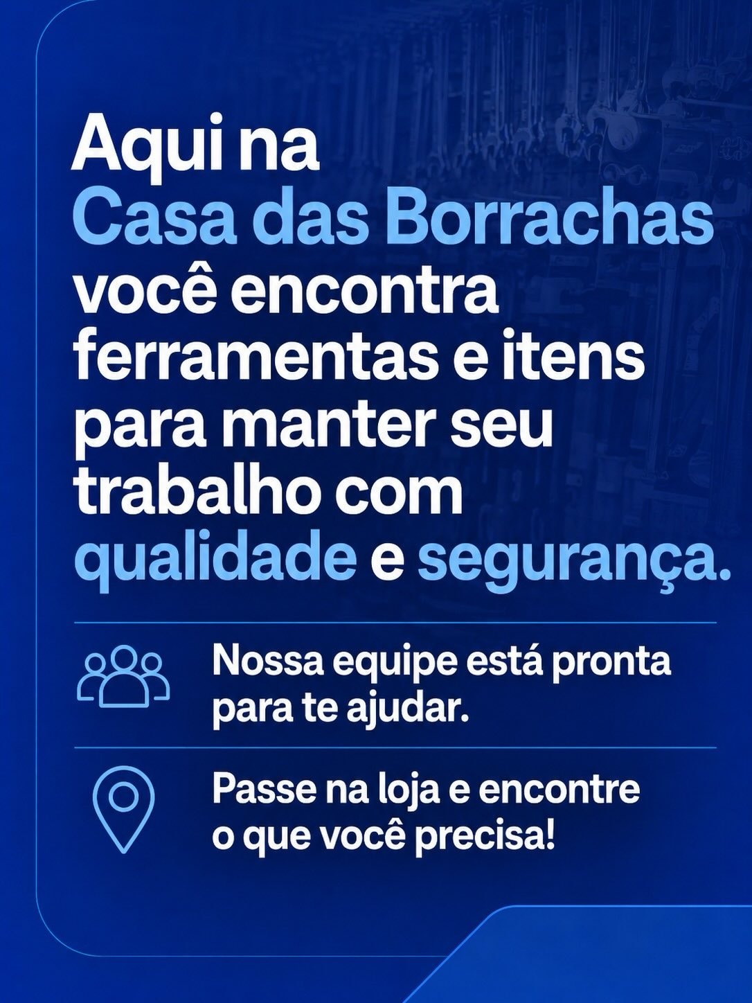 Você sabe a hora certa de trocar suas ferramentas?