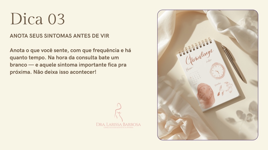 Sua consulta tá chegando e você não sabe por onde começar?