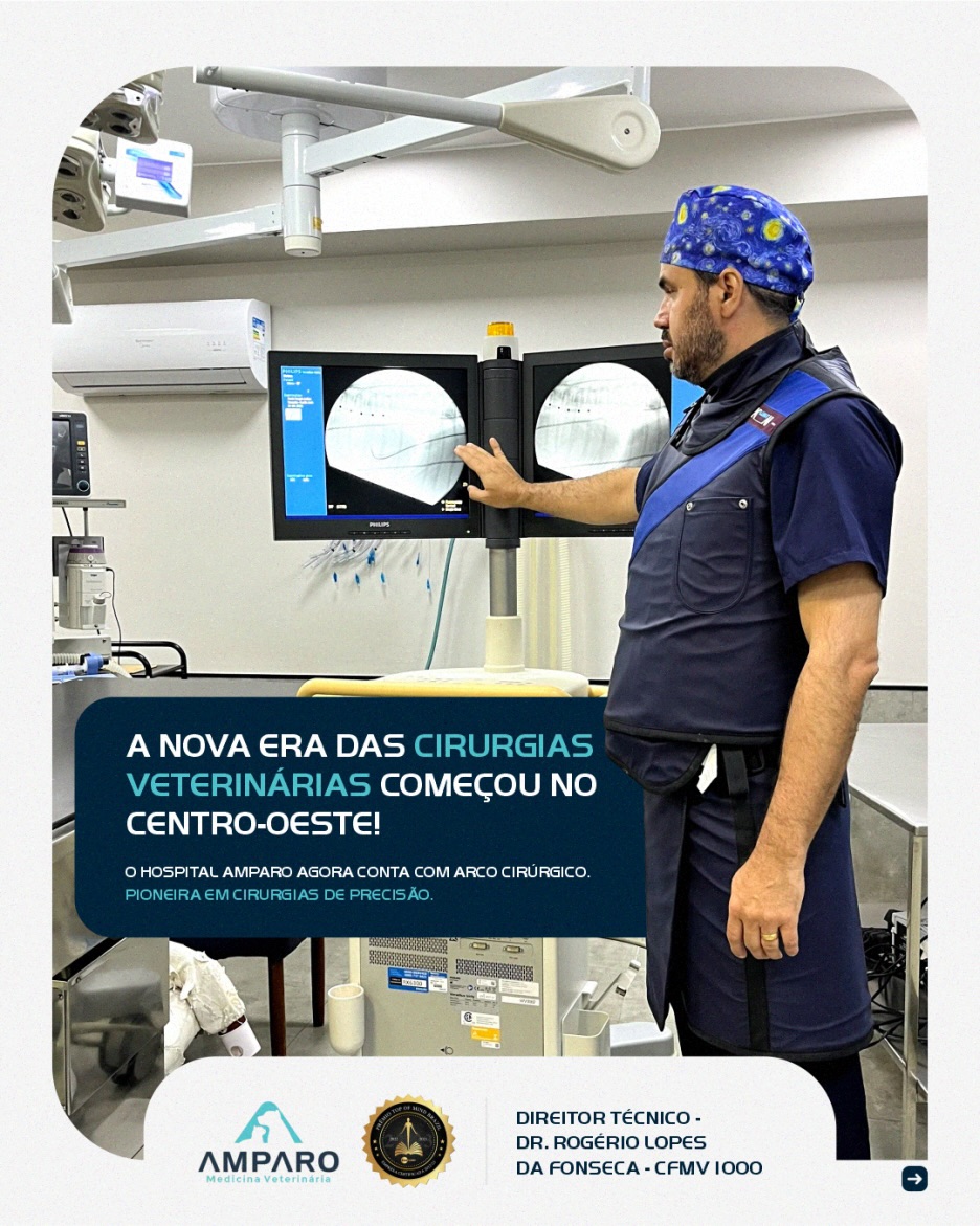 Iniciamos uma nova fase na medicina veterinária do Centro-Oeste com a chegada do Arco Cirúrgico!
