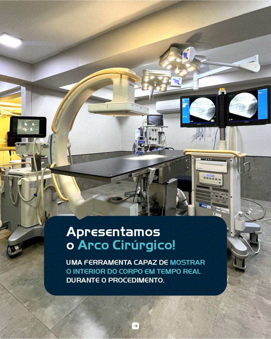 Iniciamos uma nova fase na medicina veterinária do Centro-Oeste com a chegada do Arco Cirúrgico!