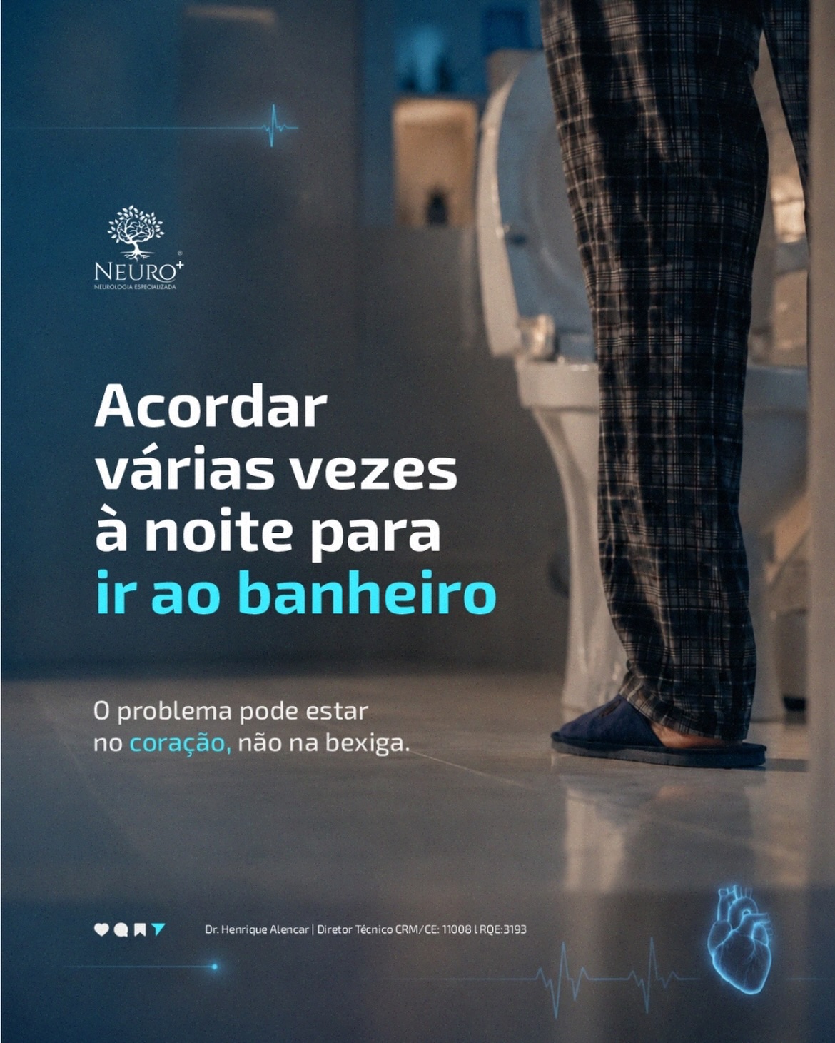 O problema pode estar no coração e não na bexiga!