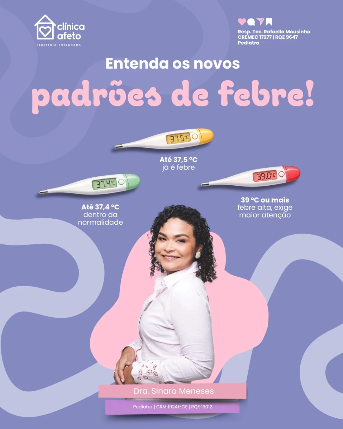   Hoje, o foco não é somente “baixar a febre”, mas avaliar sinais de desconforto e o estado geral da criança.
