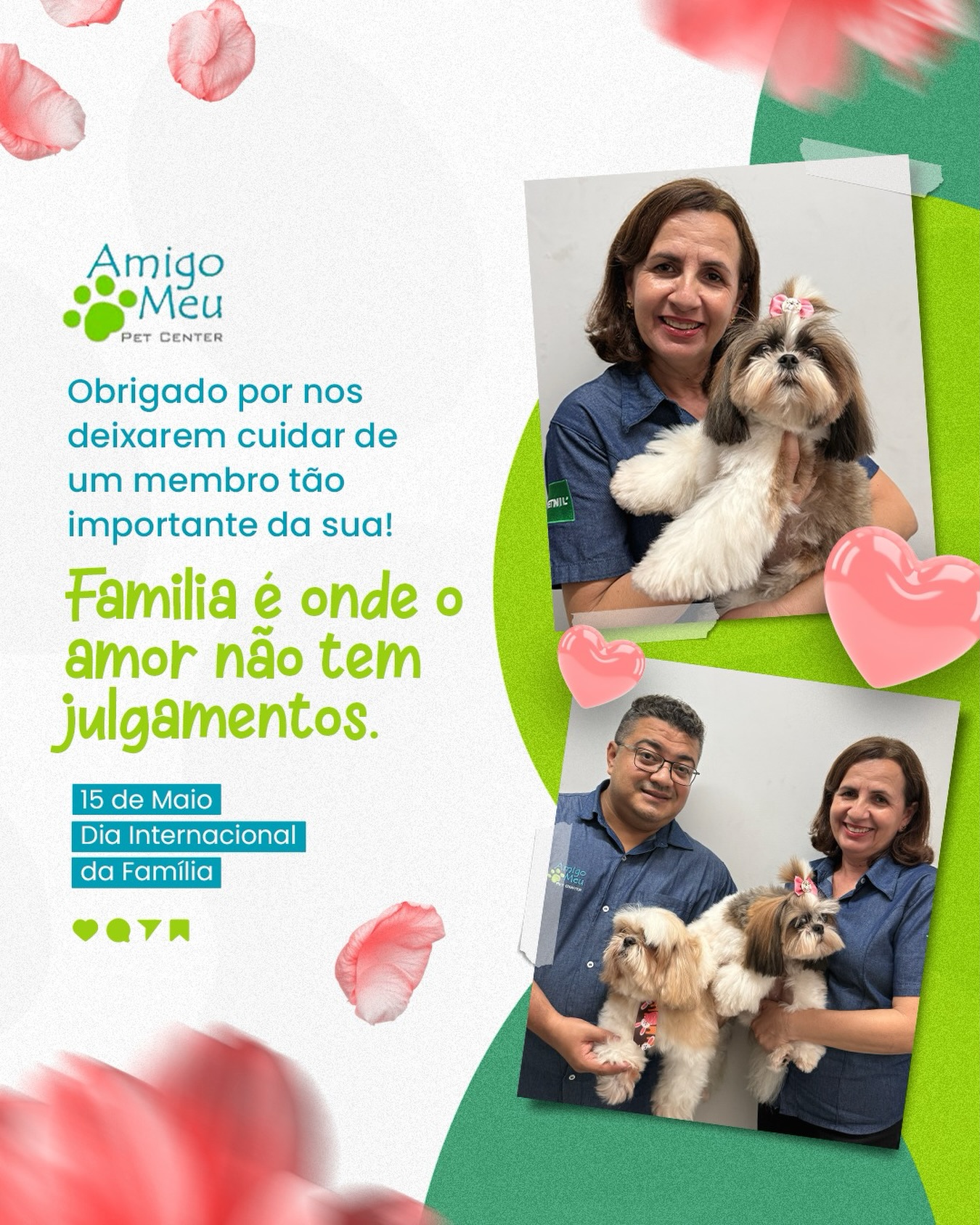Para nós, eles são o coração da casa.