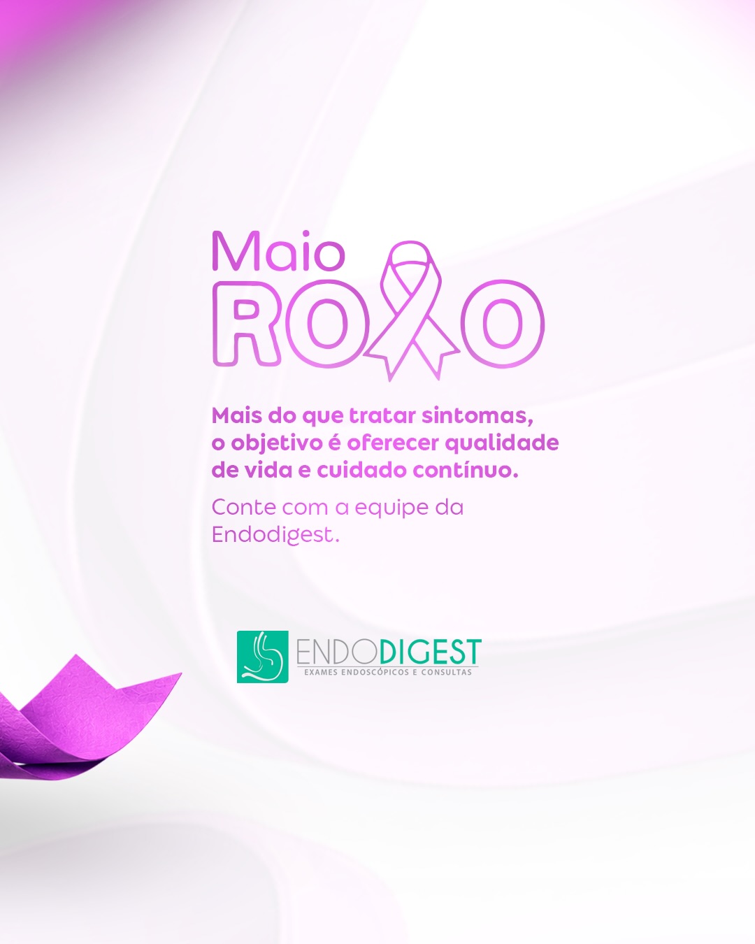 No Maio Roxo, reforçamos a importância de um cuidado integrado, individualizado e contínuo.
