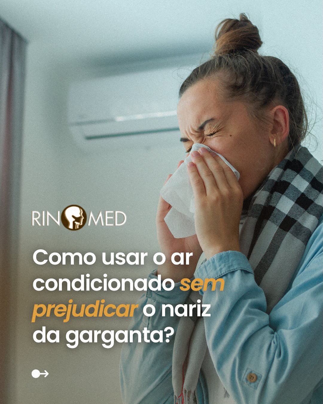 Como usar o ar condicionado sem prejudicar o nariz e da garganta?